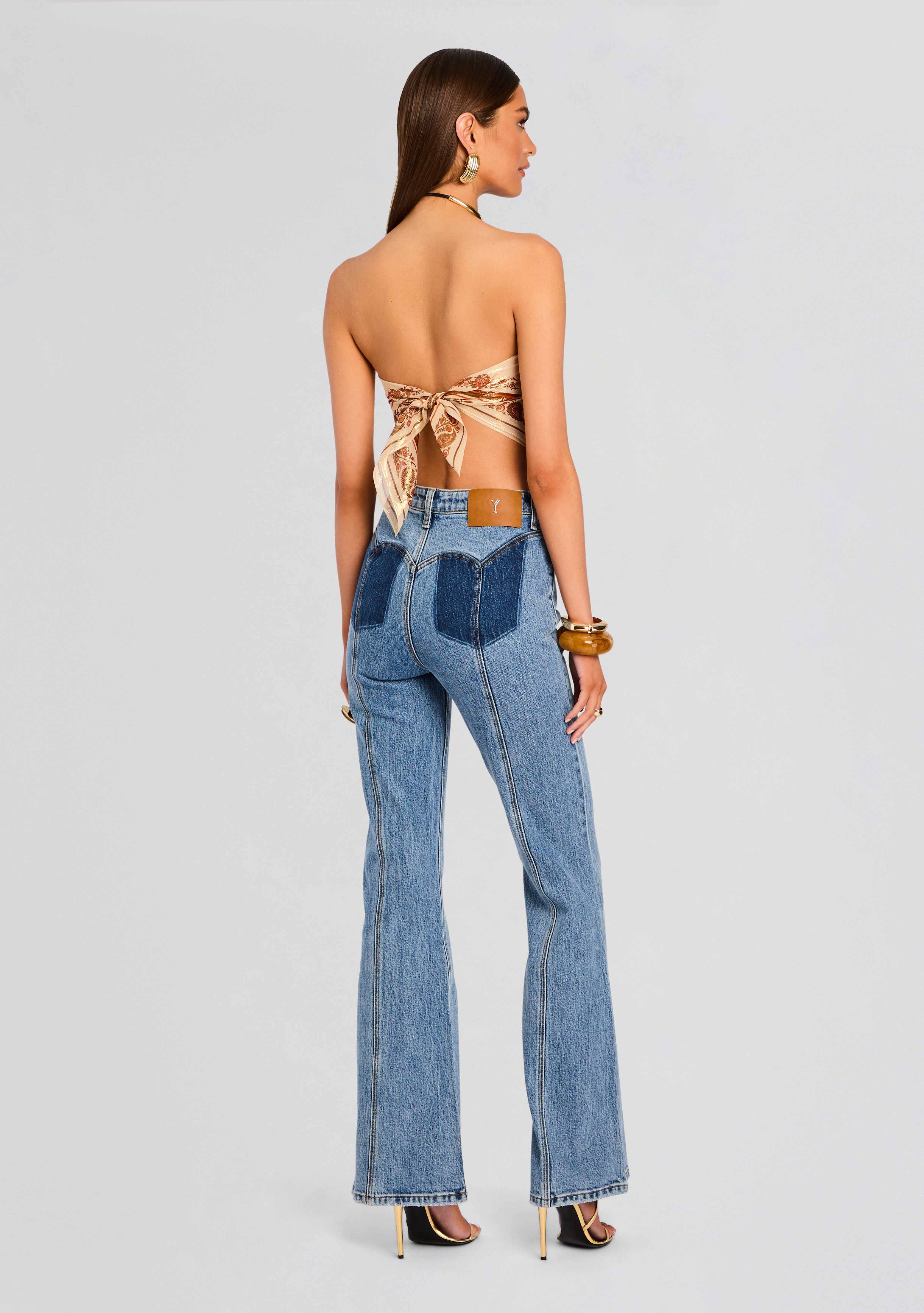 MAELLE DENIM PANT - 4