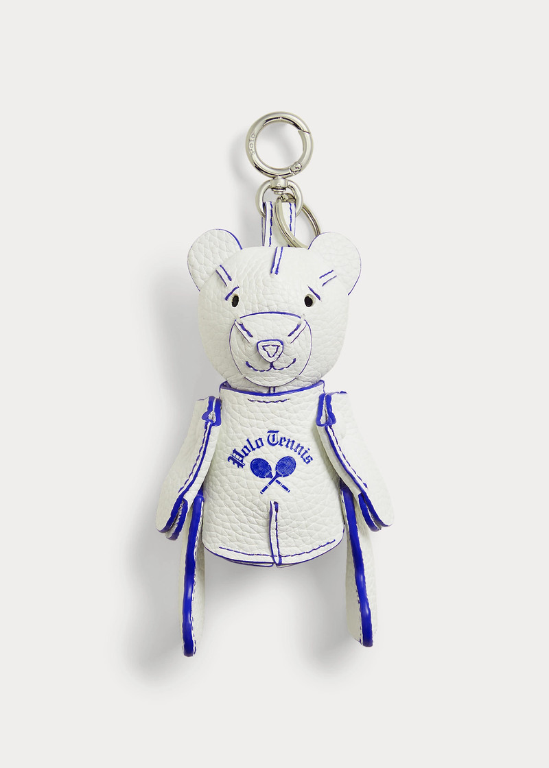 US Open Polo Bear Leather Bag Charm 1