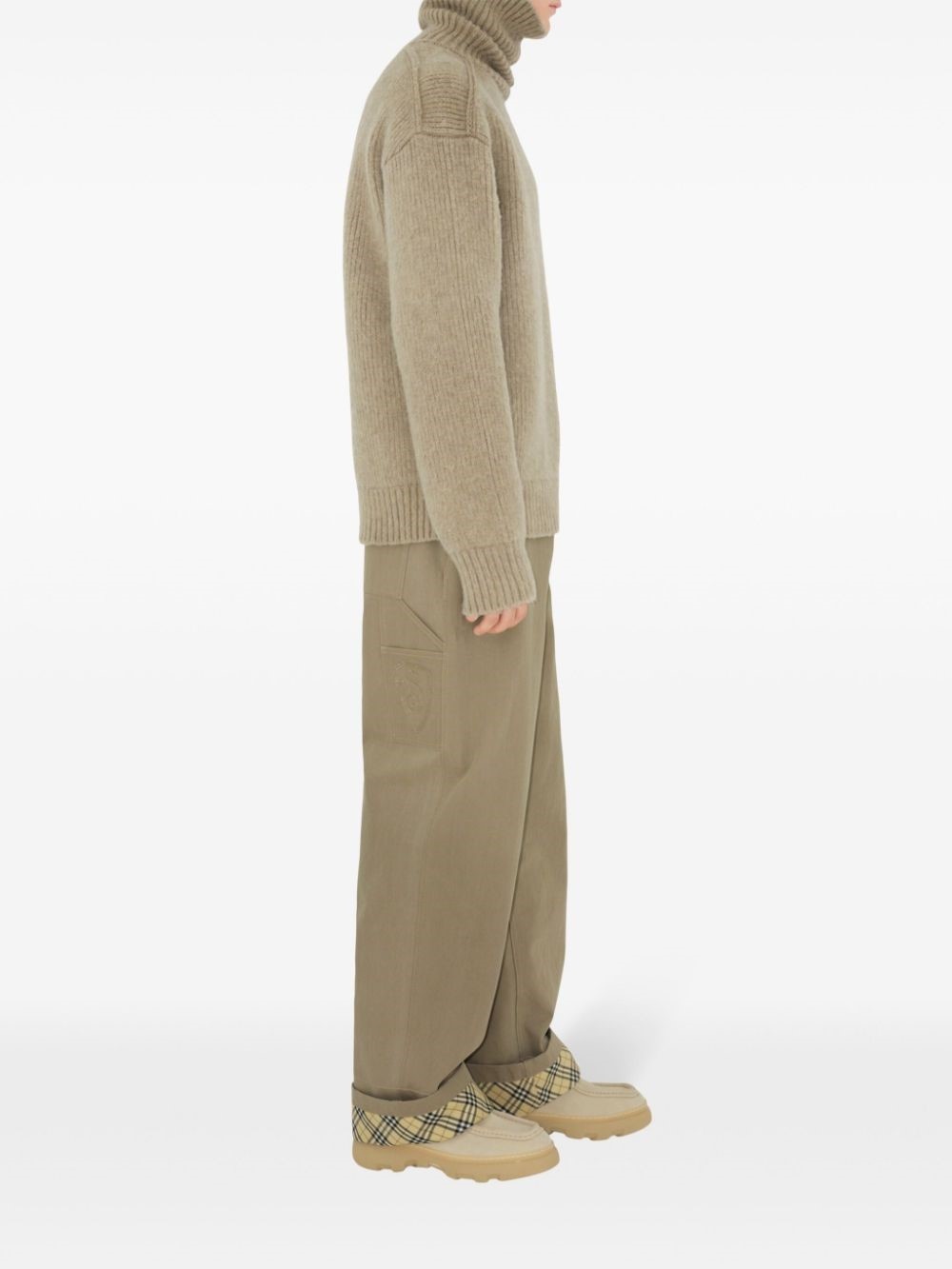 Comfortable fit trousers - 4