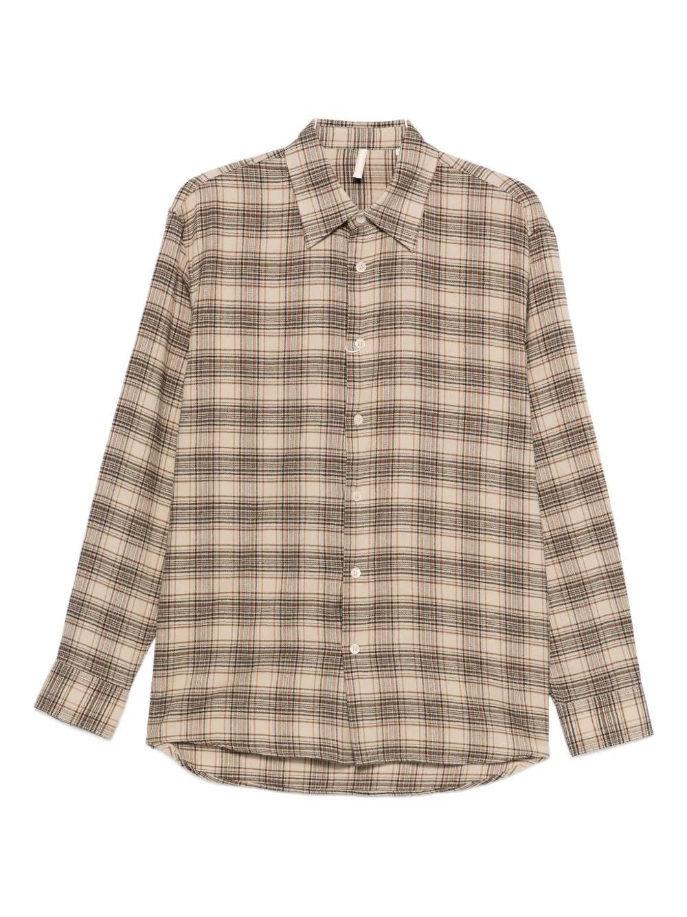 checked cotton shirt - 1