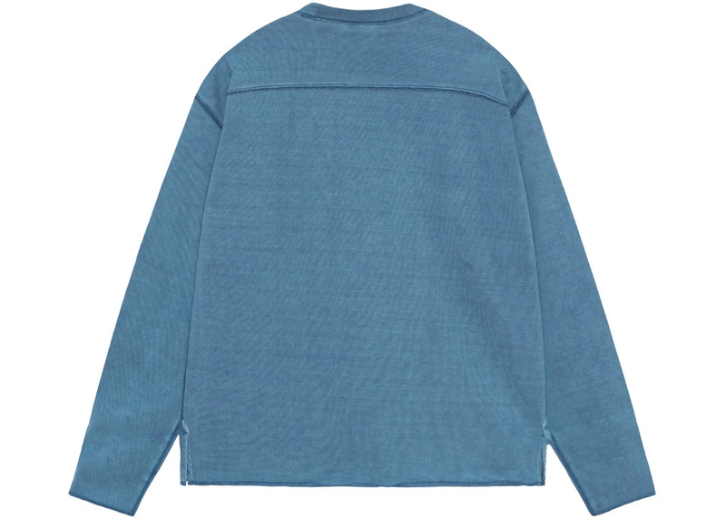 Stüssy Stussy Cotton Football Pigment Dyed Crew Blue outlook