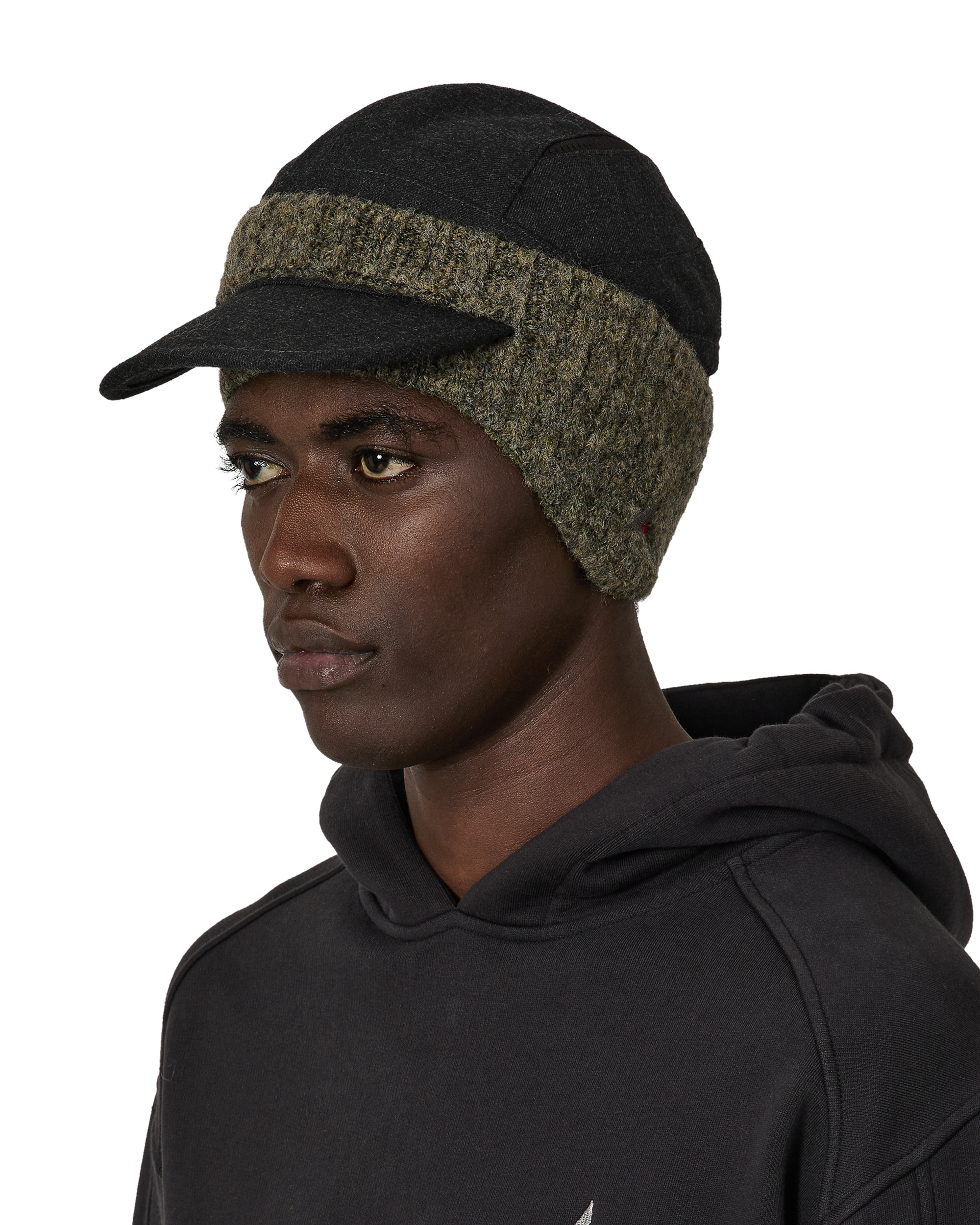 Hawk Wool Knit Ear Warmer - 6