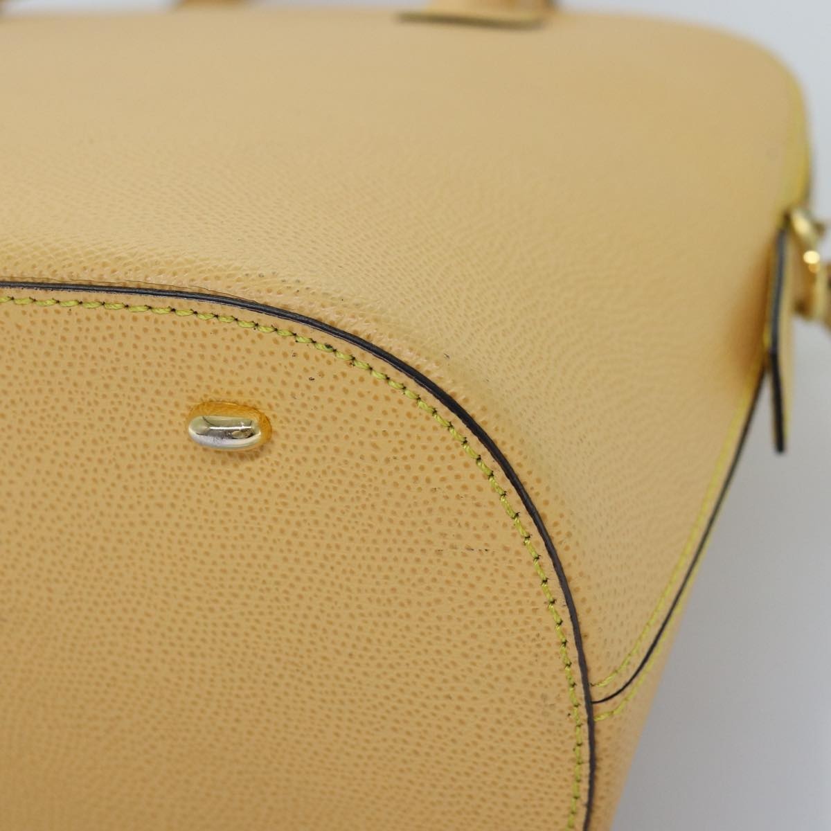 CELINE Hand Bag Leather Yellow - 16