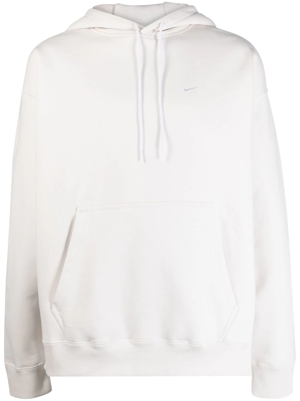 long-sleeve slouchy-drawstring hoodie - 1