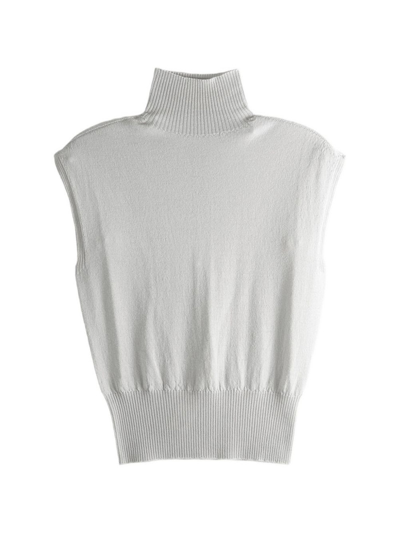 turtleneck ribbed sweater 1