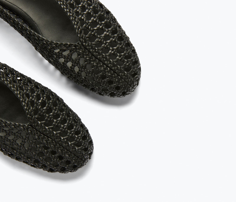 RILEY OPEN WEAVE BALLET FLAT 3