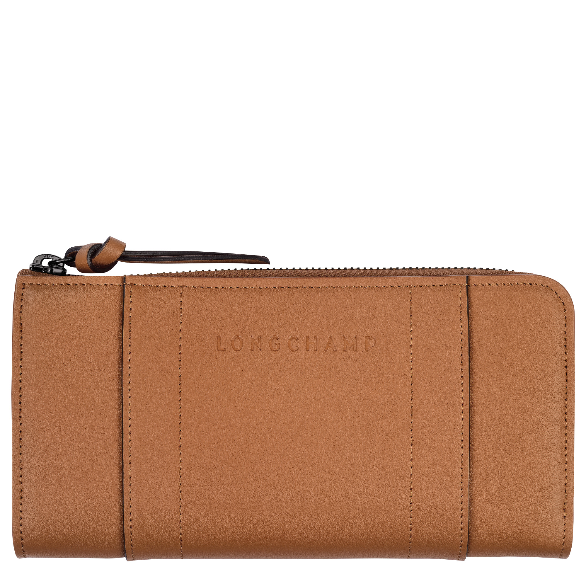 Longchamp 3D Zip around wallet Natural - Leather - 1