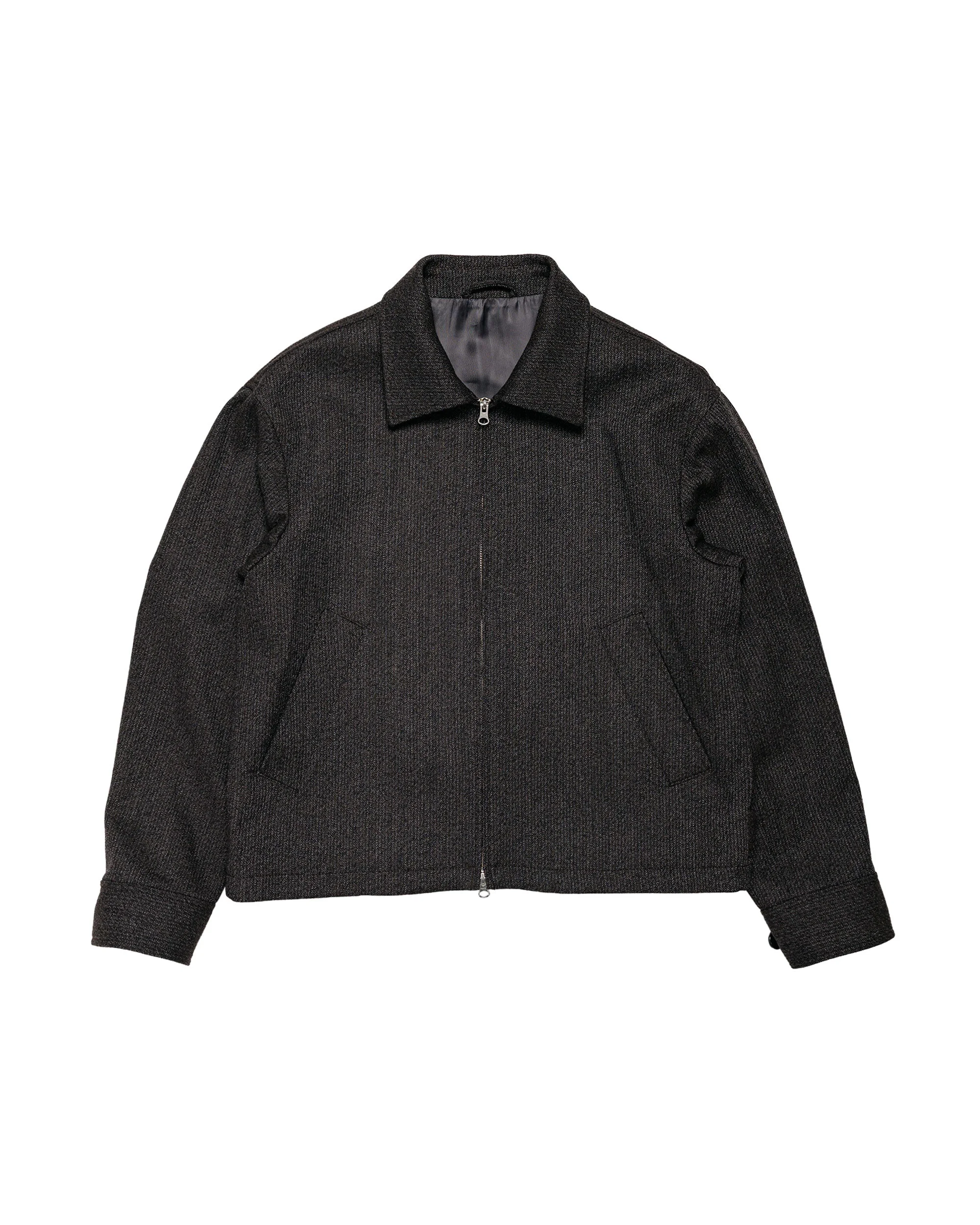 Mail Jacket Brown Melange Stripe - 1