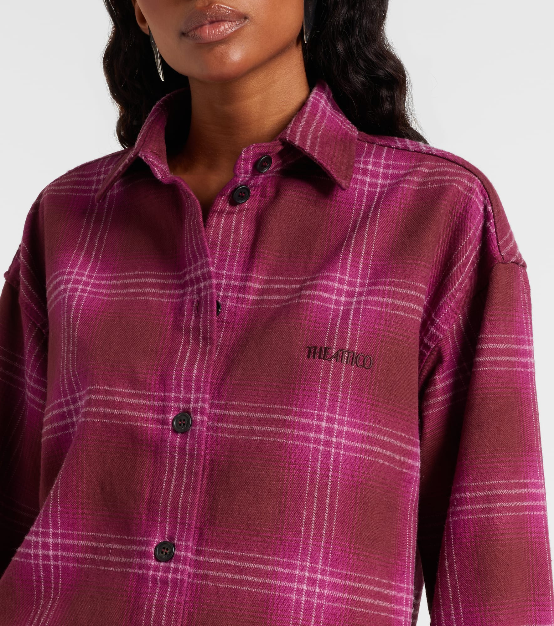 Eliza plaid cotton shirt - 4