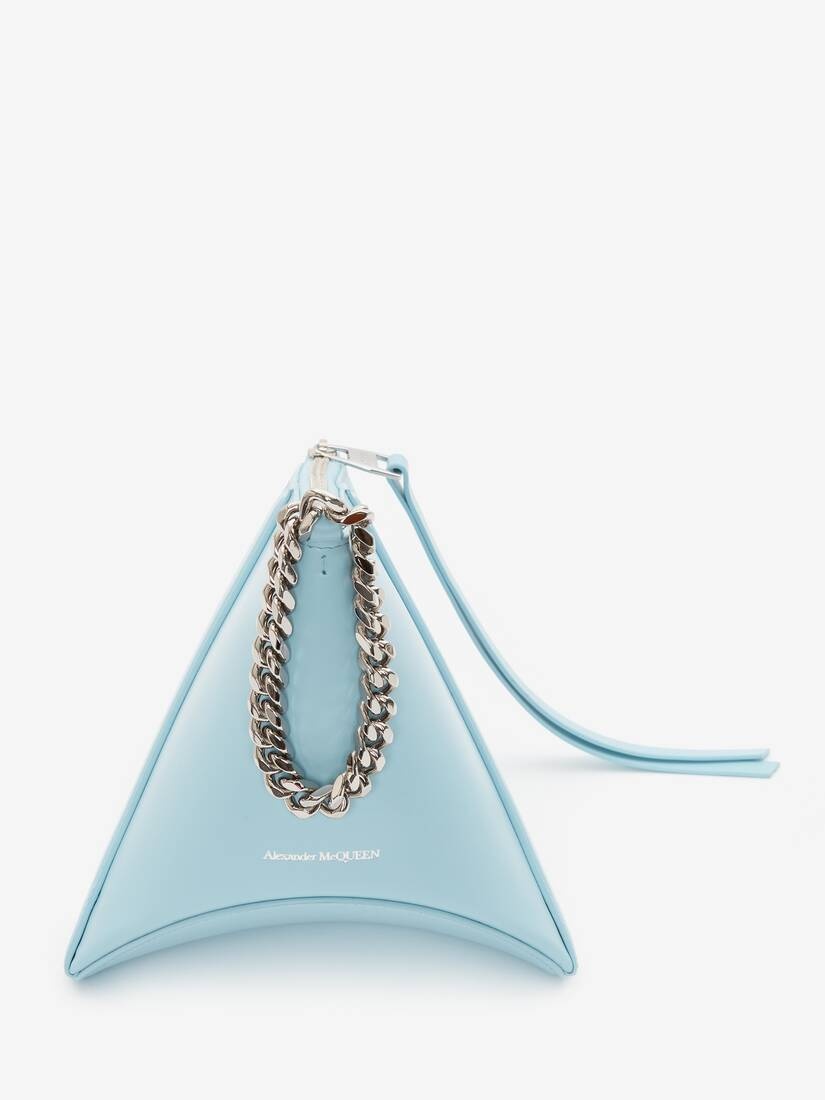 The Curve Pouch in Pale Blue - 3