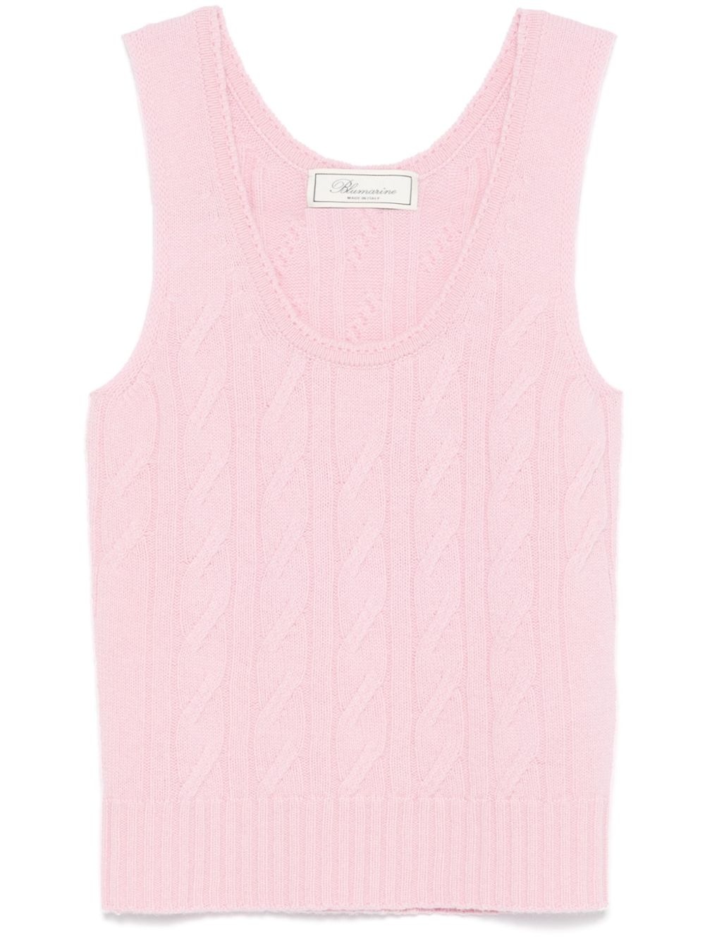 cable-knit tank top - 1