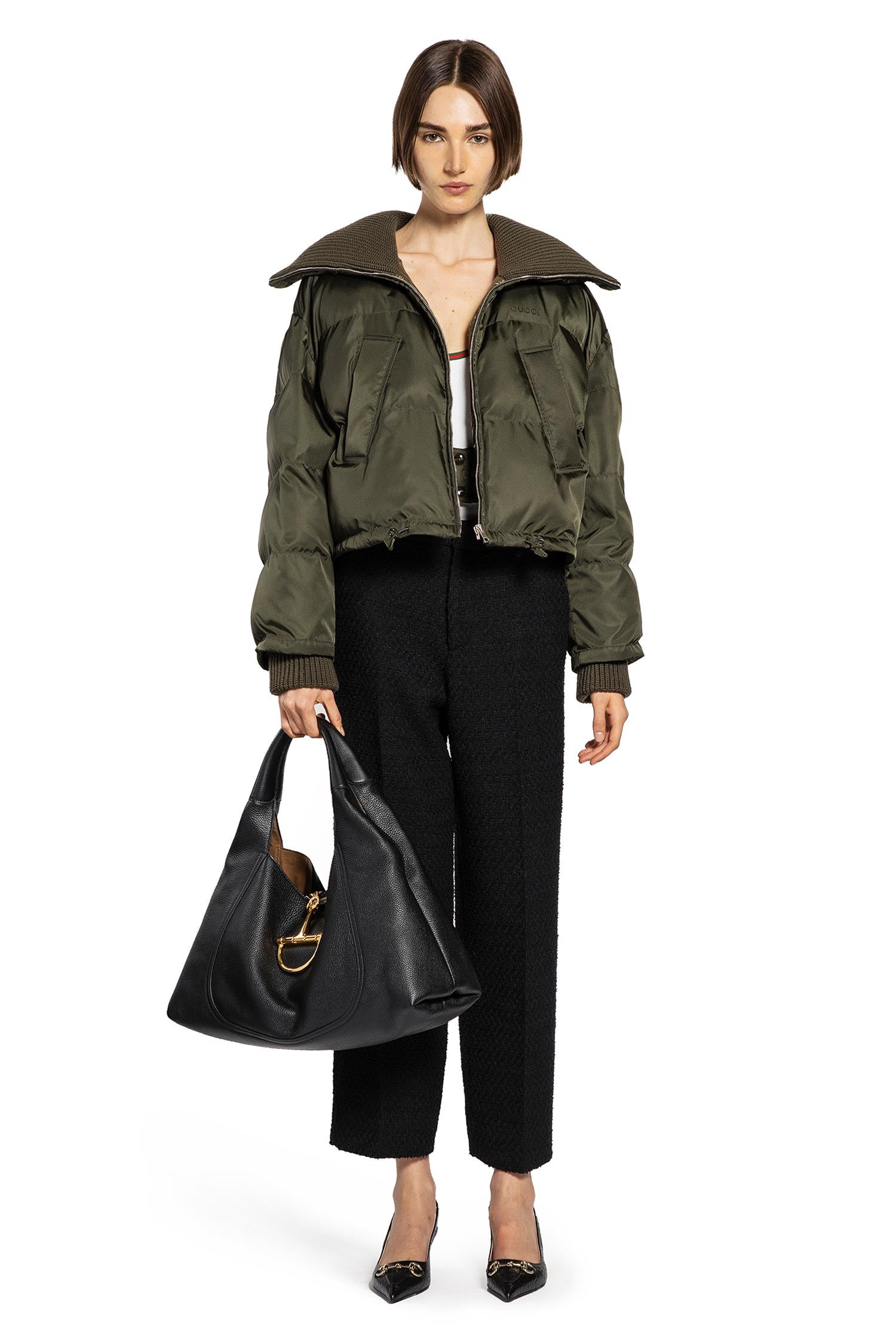 Gucci Woman Green Trousers - 5