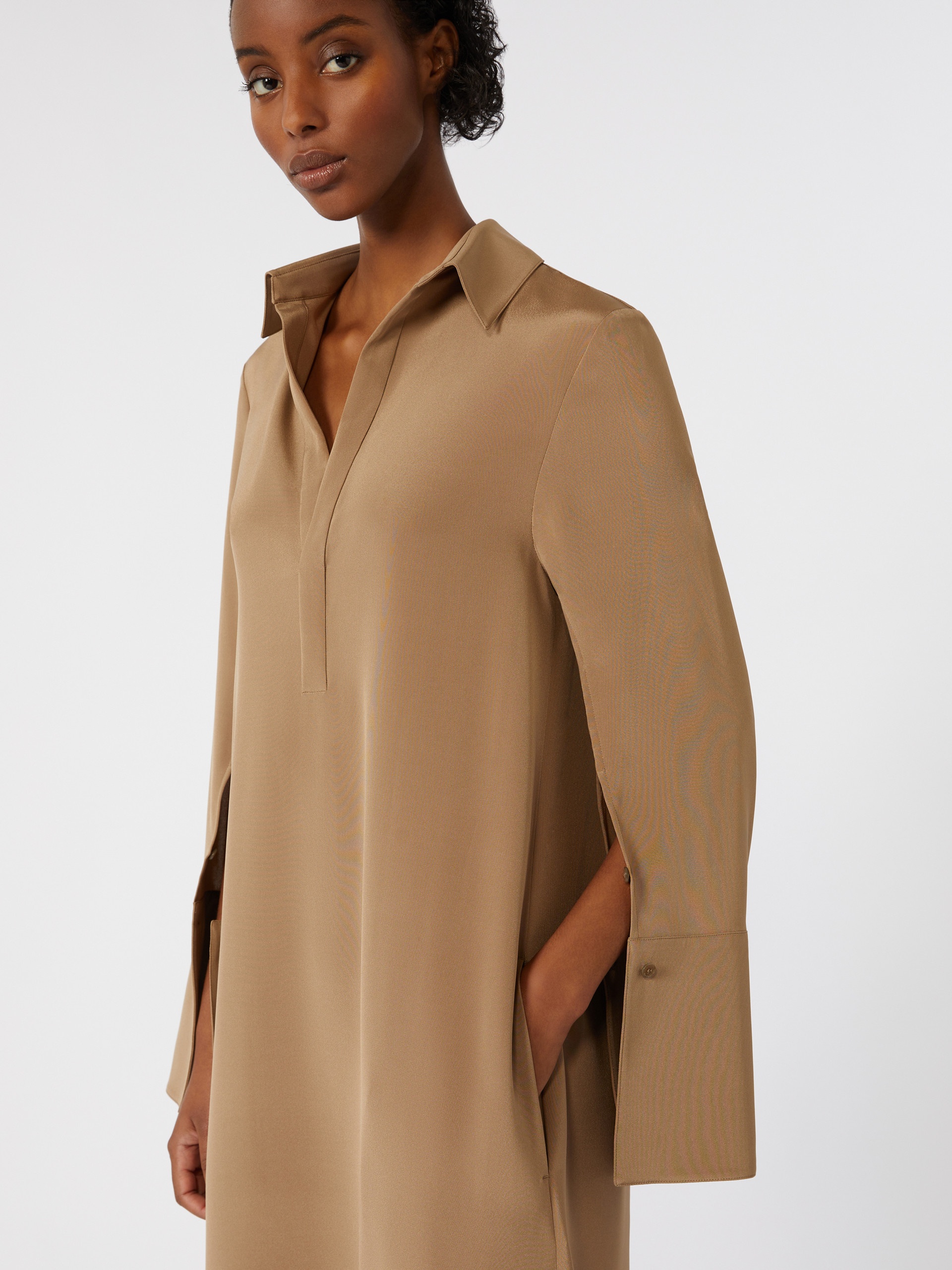 OSSOLA Silk crêpe de Chine dress - 5