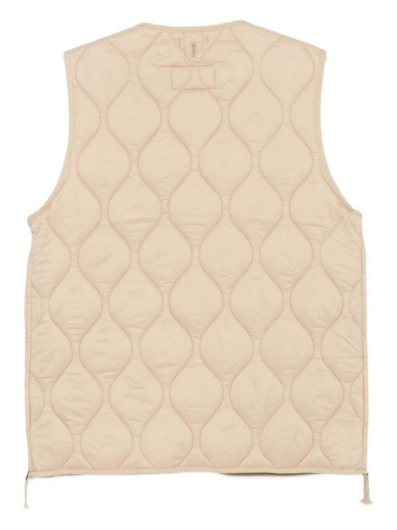 SEBAGO quilted diamond-pattern vest outlook