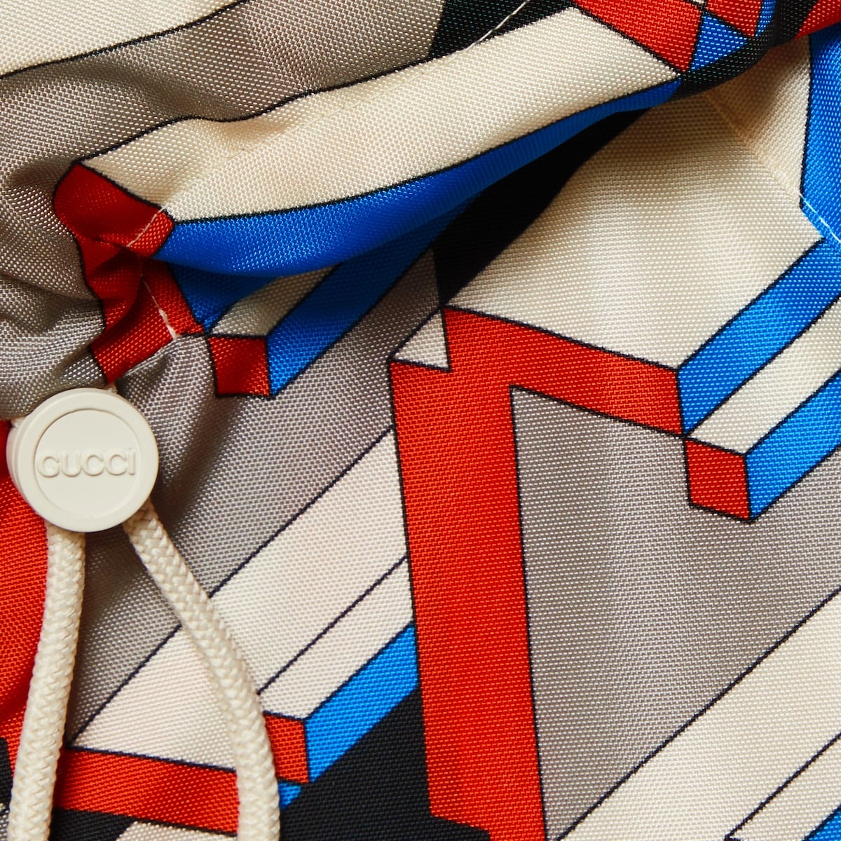 Gucci pixel print nylon jacket - 4