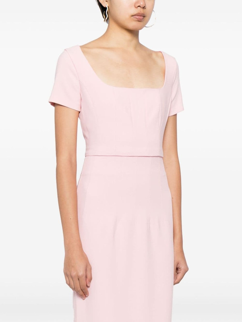 Anya square-neck crop blouse 3