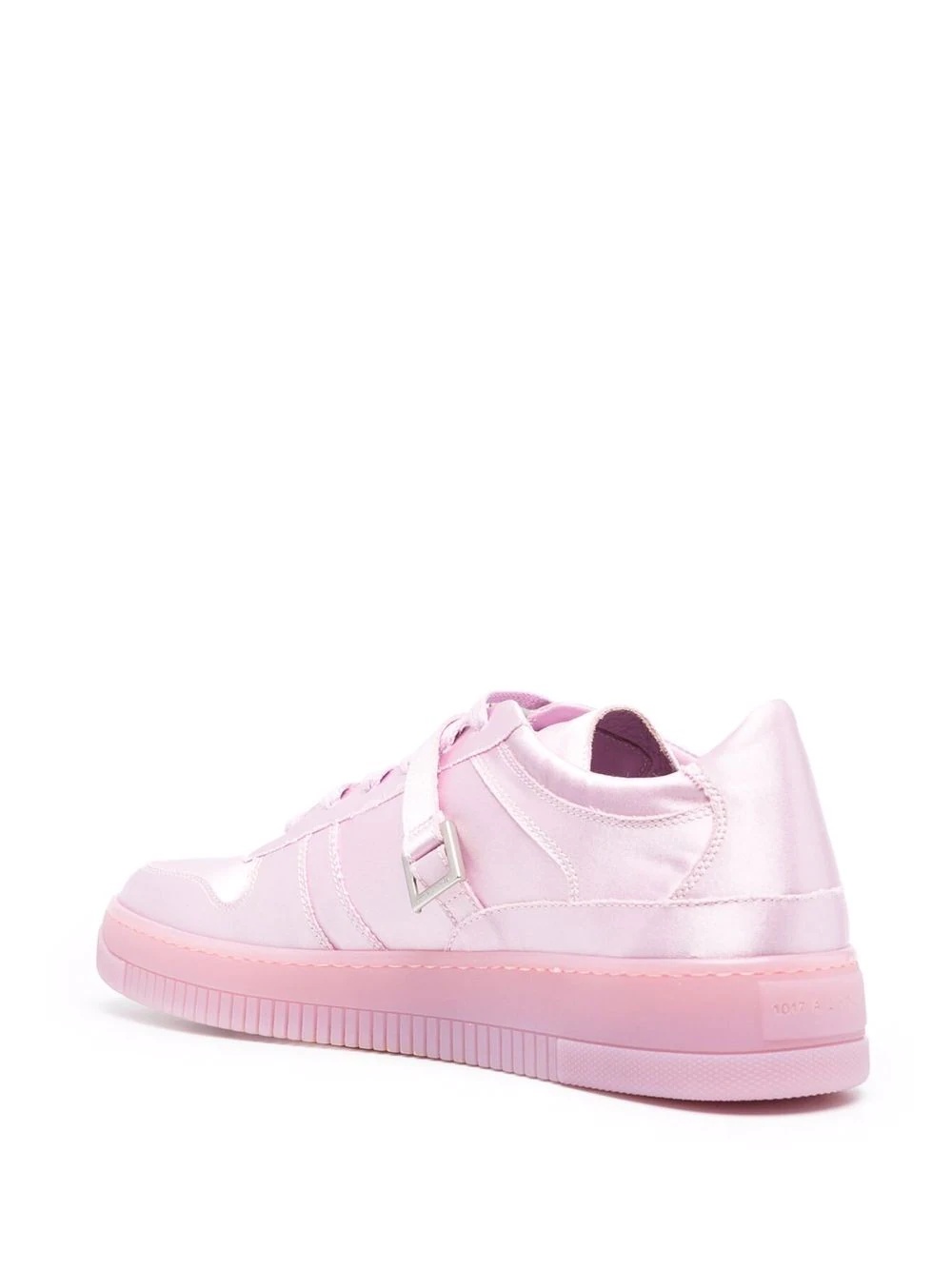 buckle-detail low top sneakers - 3