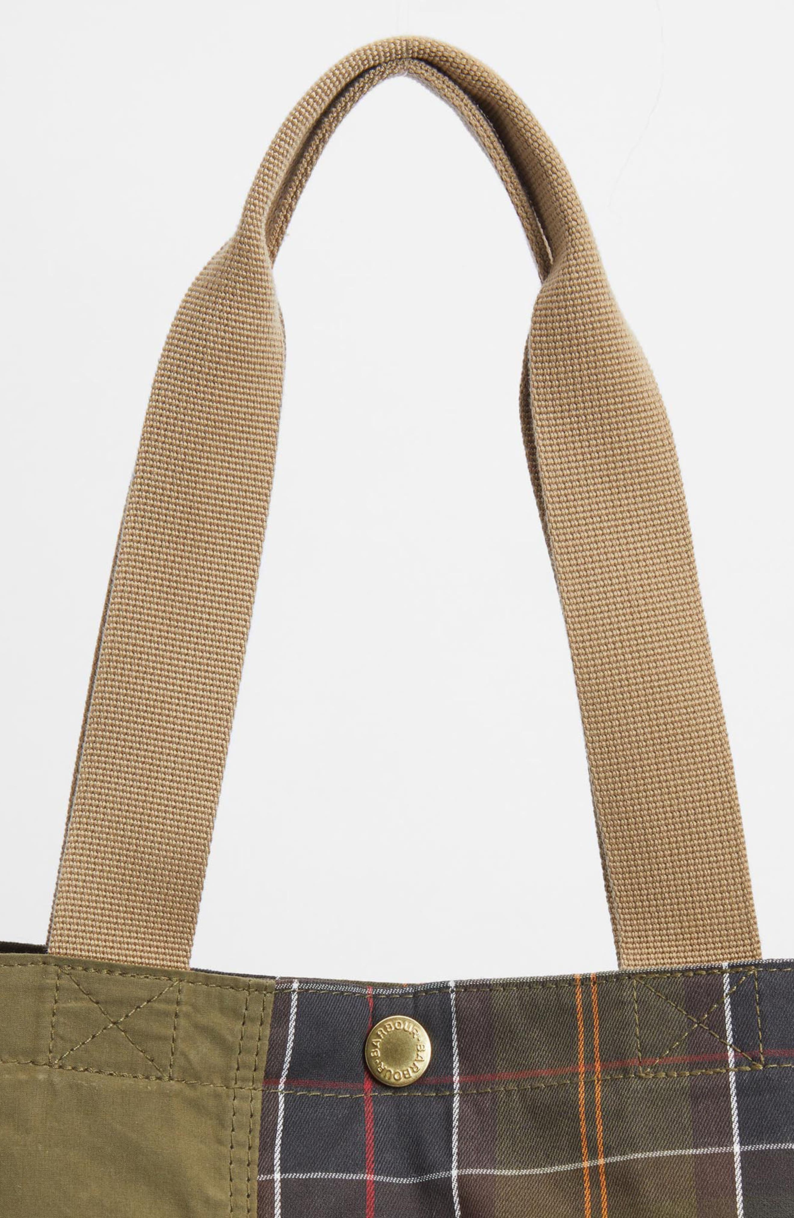 Barbour Transport Patchwork Tote in Dusky Green at Nordstrom - 8