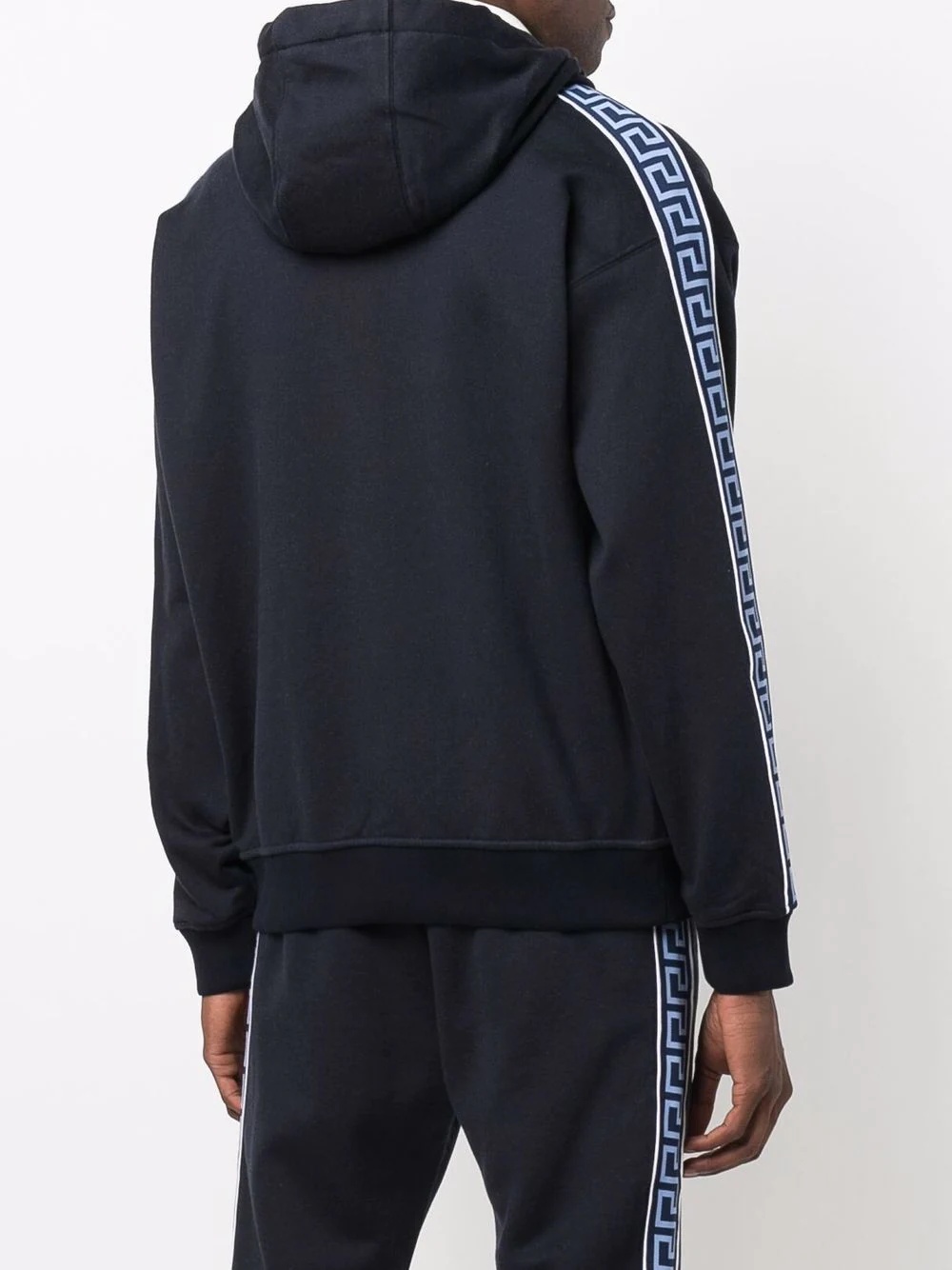 Greca-trim hoodie - 4