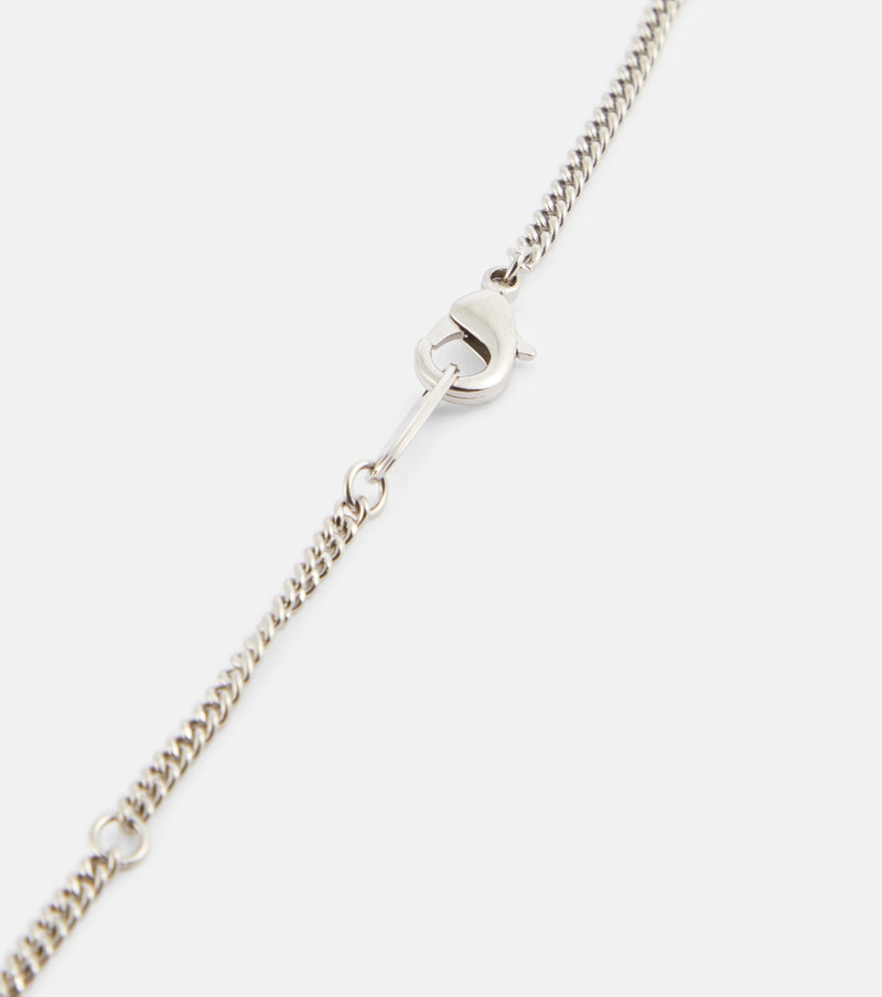 BALENCIAGA Lovelock embellished necklace outlook