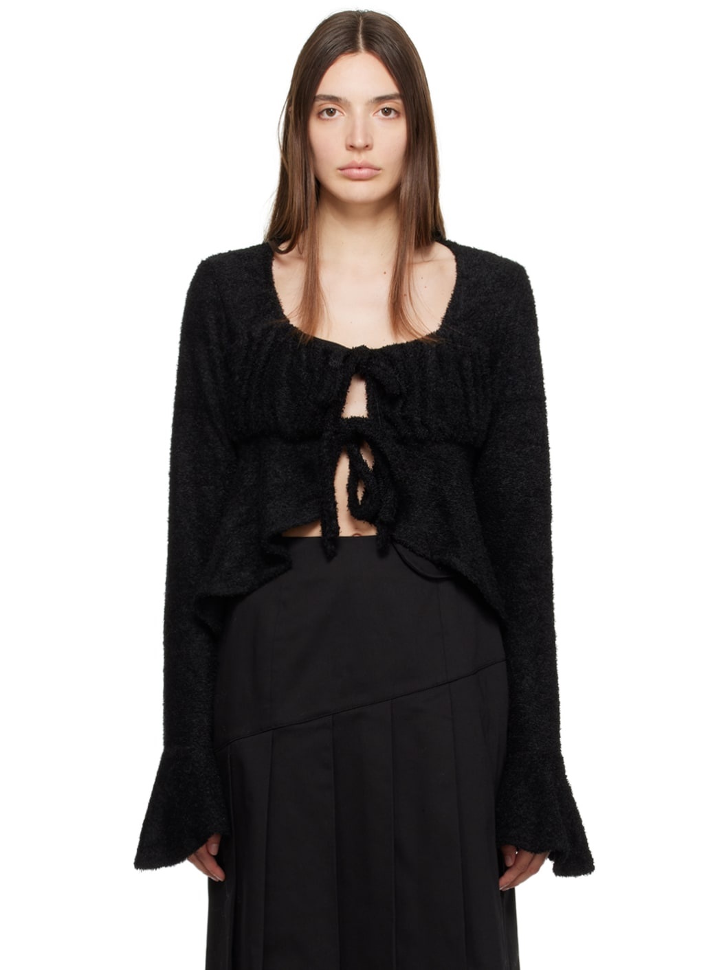 Black Tie Blouse - 1
