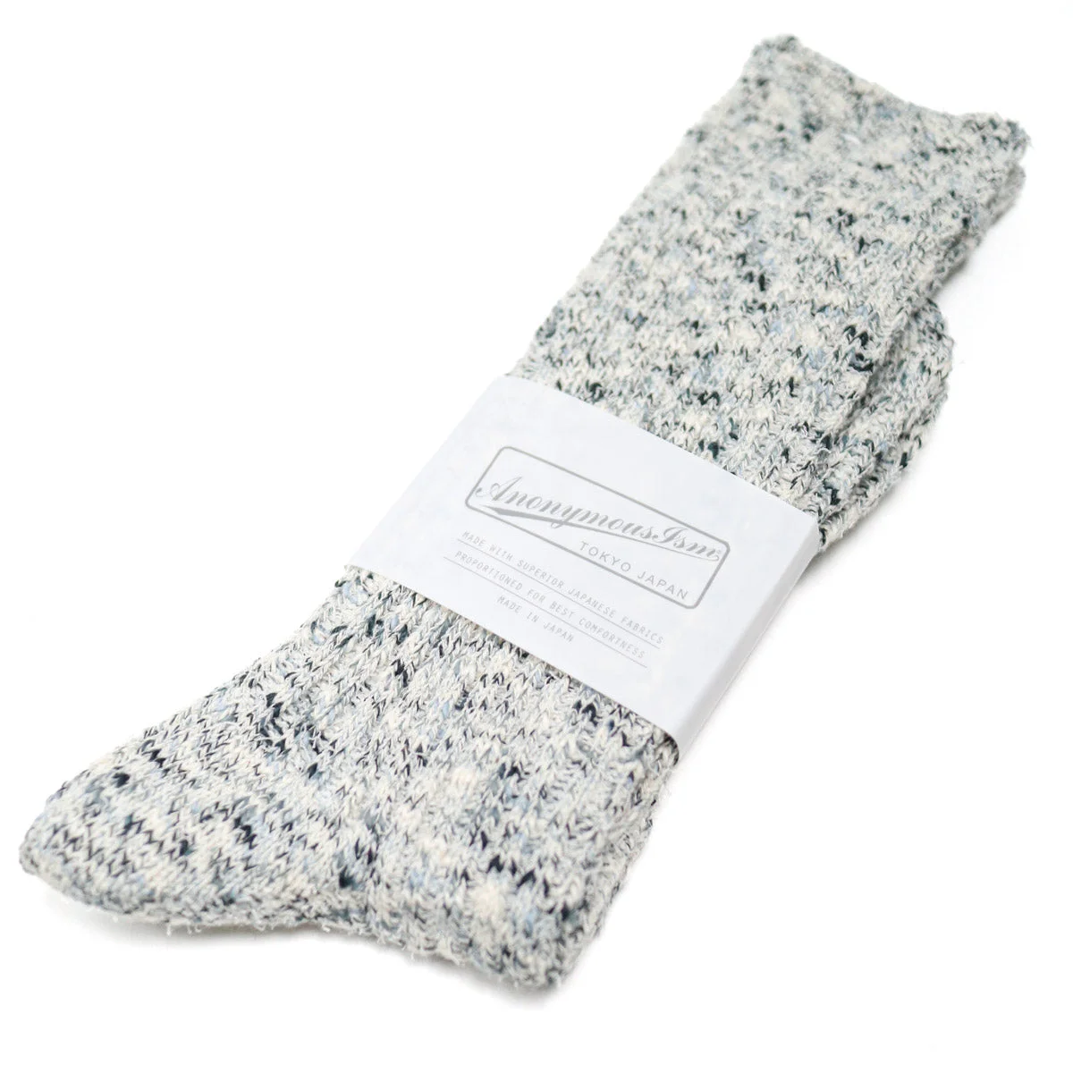 Homespun Art Yarn Crew Sock Black - 1