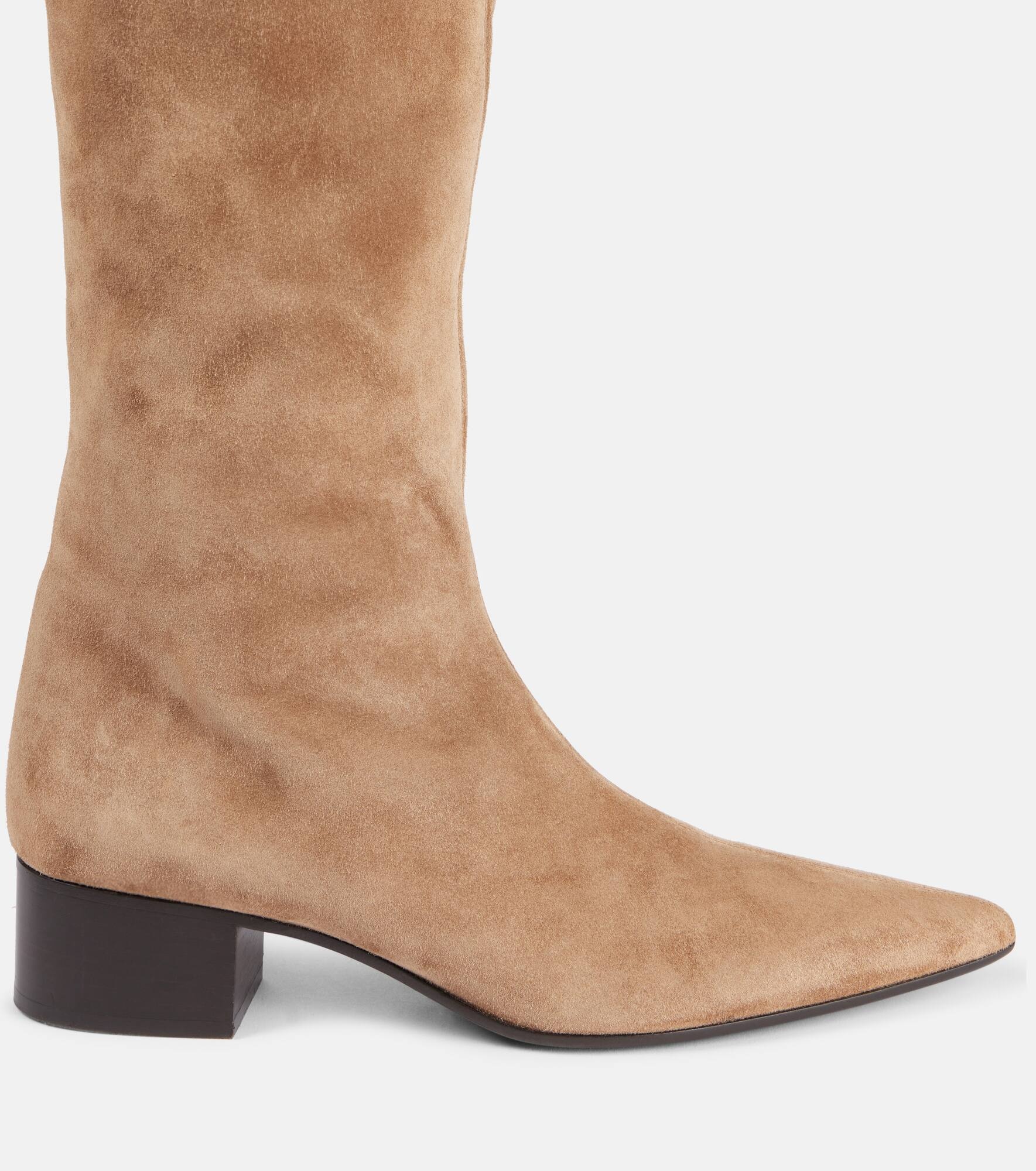 Andee suede knee-high boots - 5