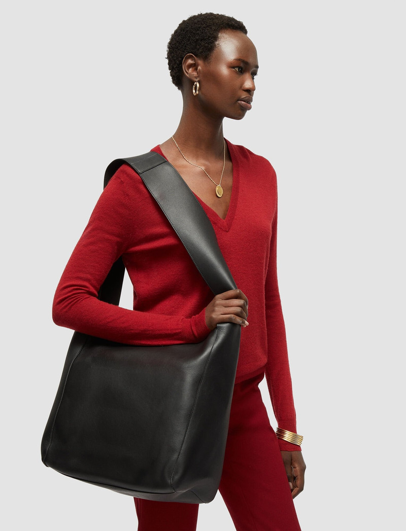 JOSEPH Leather Slouch Bag outlook