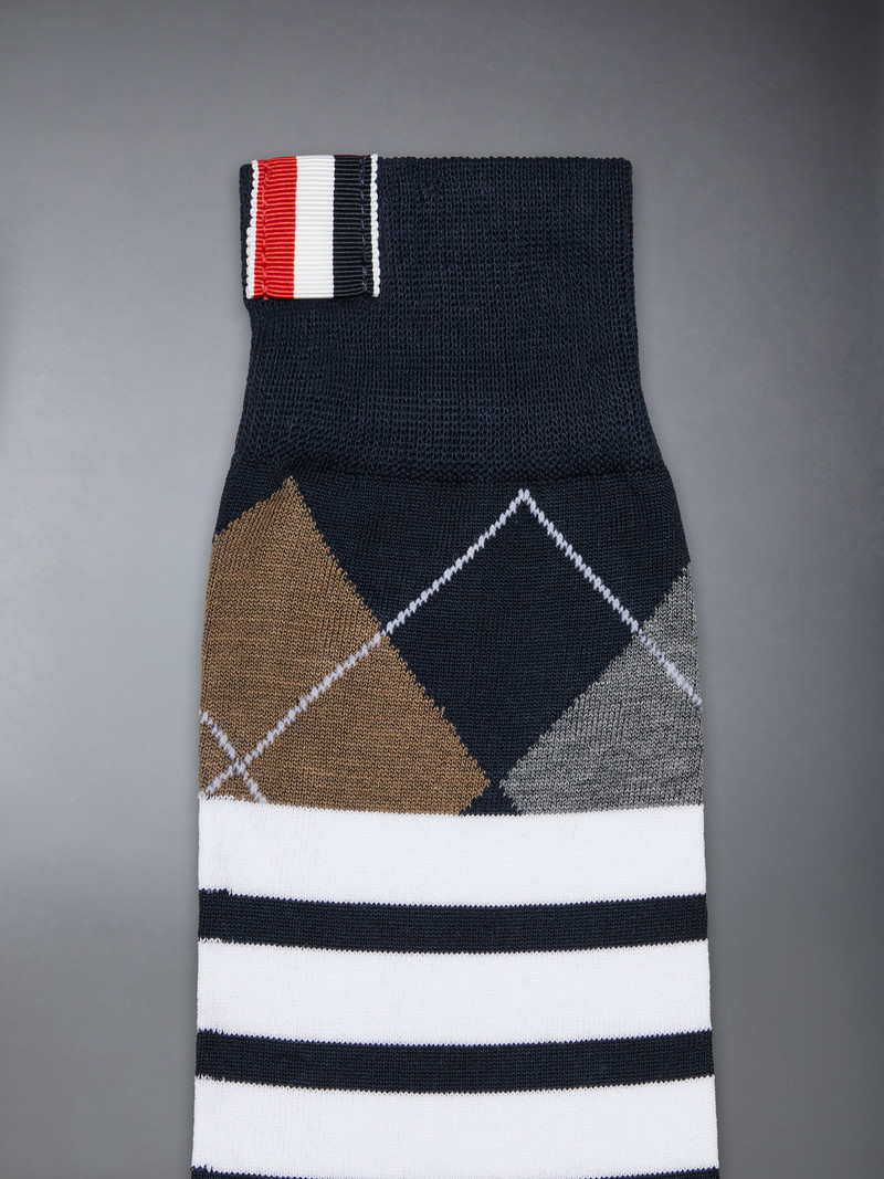 Thom Browne ARGYLE 4-BAR MID CALF SOCKS outlook