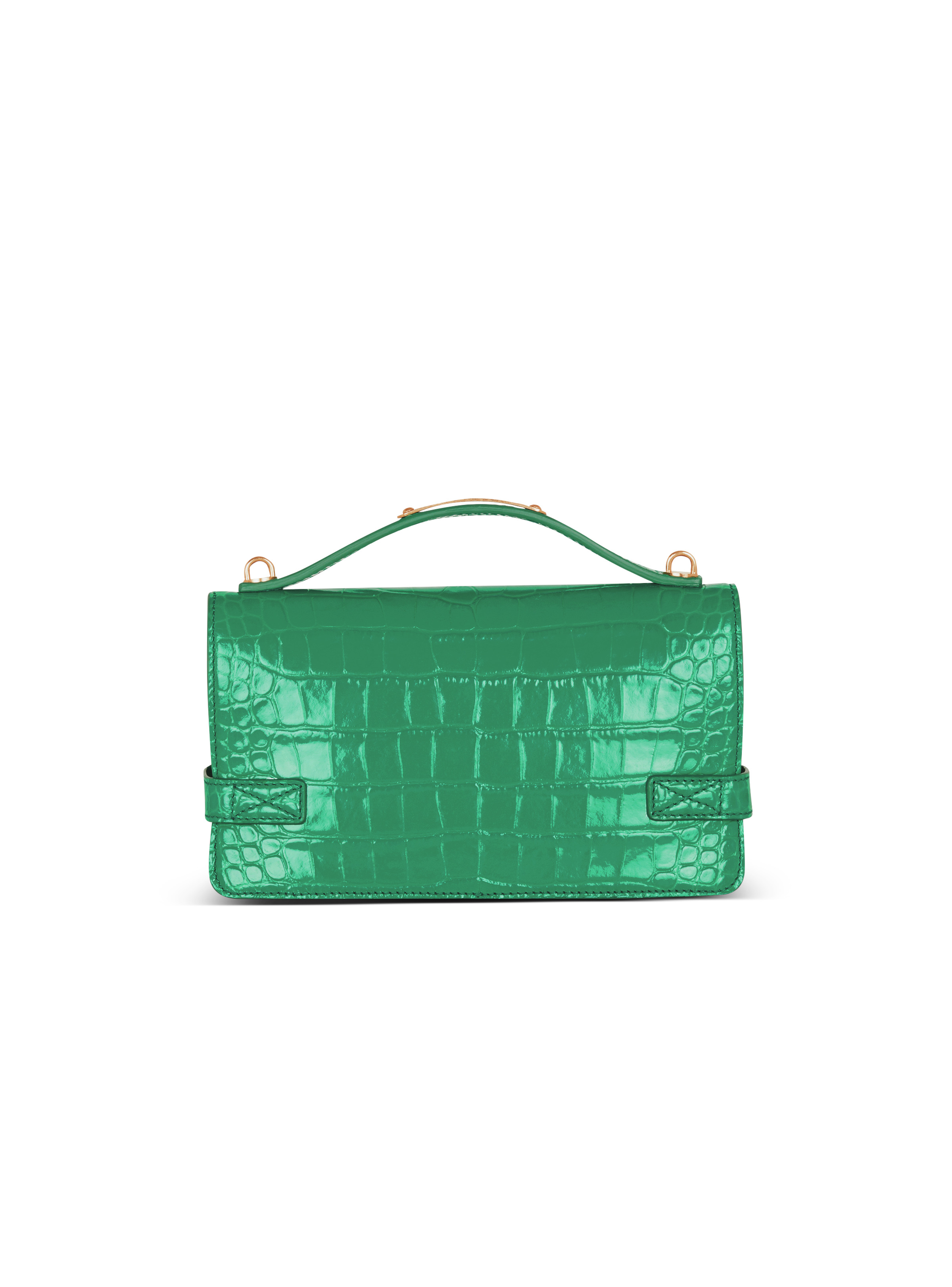 B-Buzz Shoulder 24 bag in crocodile-print leather - 4