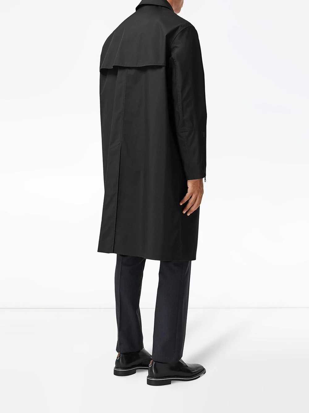 single-breasted trench coat - 4