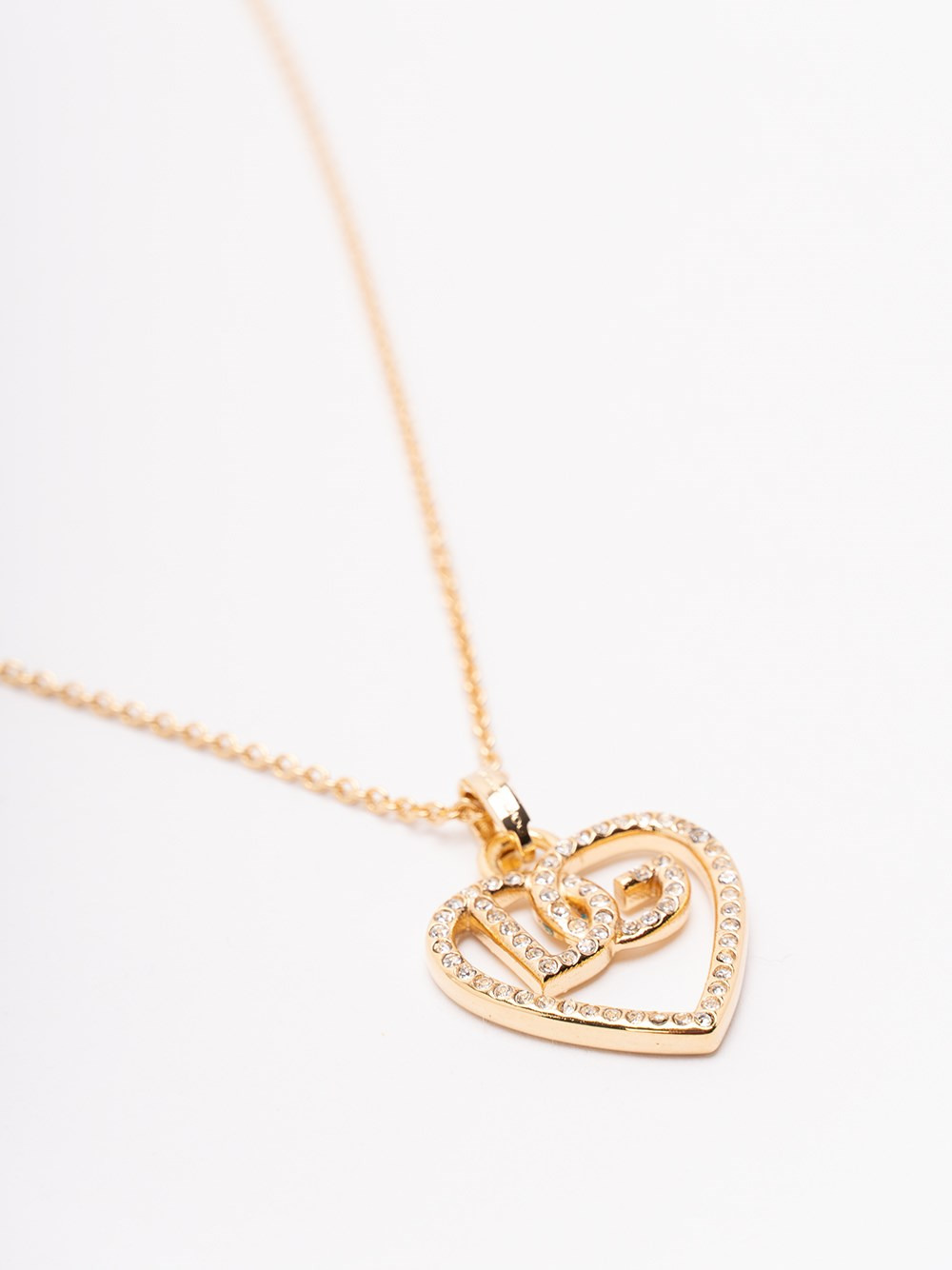 Heart And Logo Necklace - 2