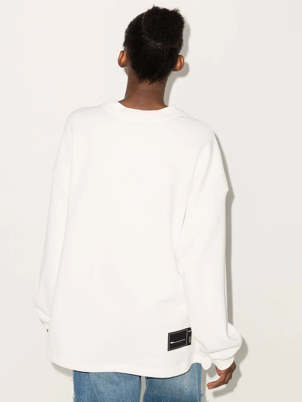 logo-print crew-neck sweatshirt - 3