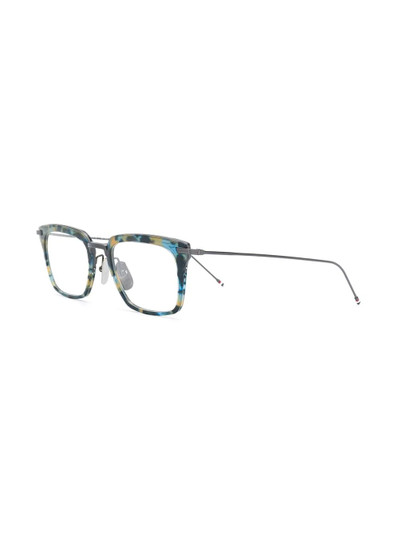 Thom Browne tortoiseshell effect glasses outlook