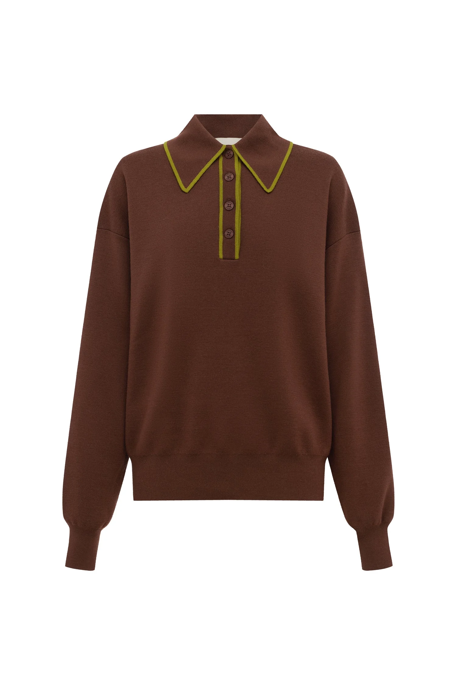 Rosette Knit Polo - 1