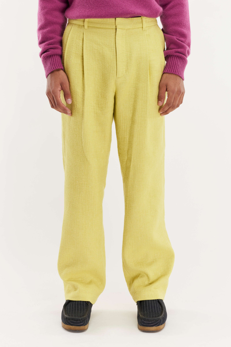 The Elder Statesman NUBE PLEATED TROUSER outlook