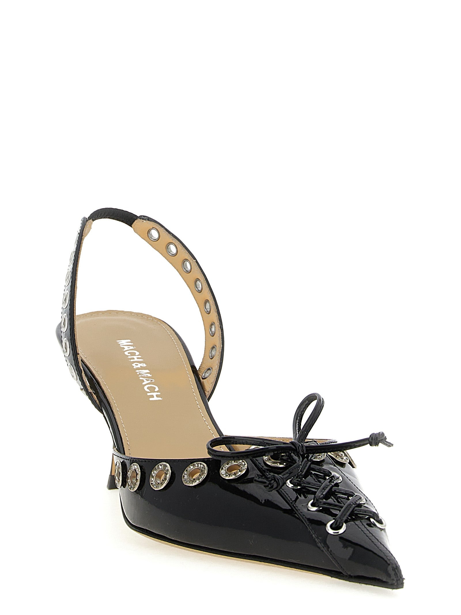 Crystalized Corset Pumps Black - 2