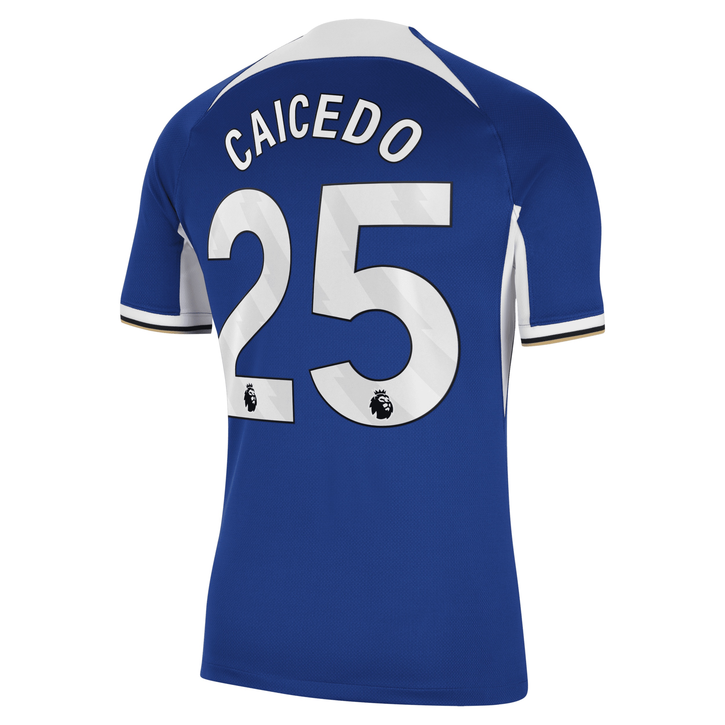 Moisés Caicedo Chelsea 2023/24 Stadium Home Nike Men's Dri-FIT Soccer Jersey - 2