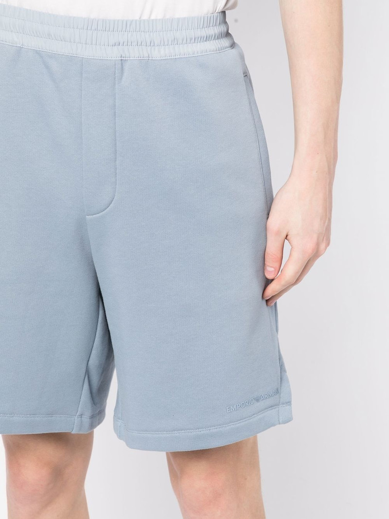 elasticated-waist bermuda shorts 5