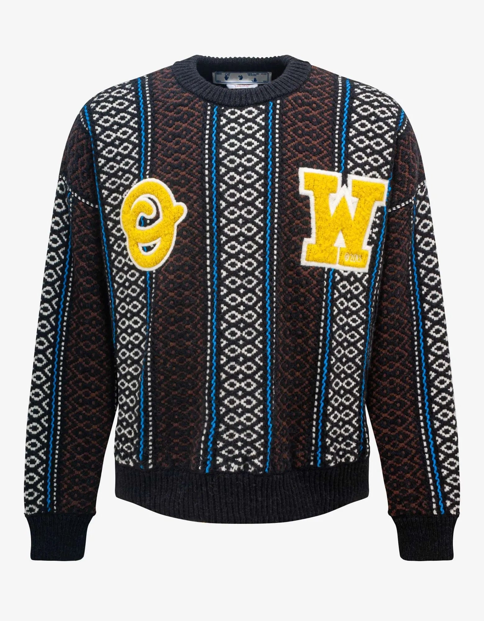 Off-White OW Baja Chunky Sweater - 1