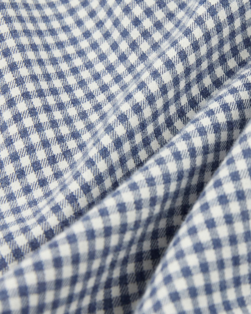 Regular fit cotton flannel shirt 7
