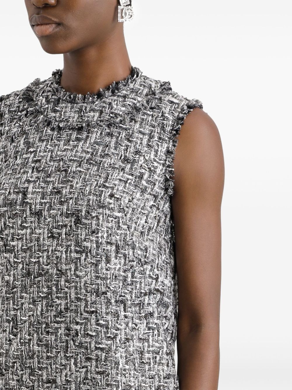 tweed mini dress - 5