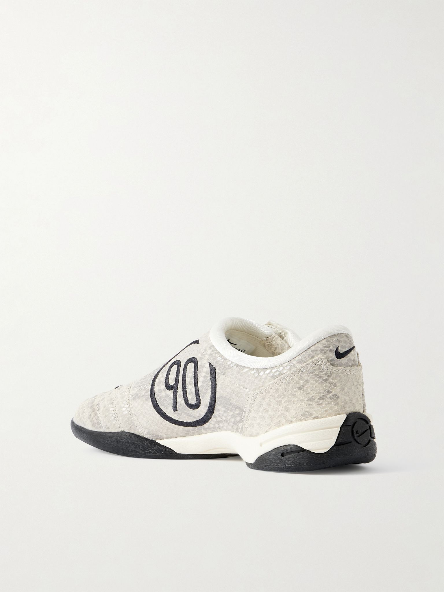 T90 SE snake-effect leather sneakers Off-white - 3