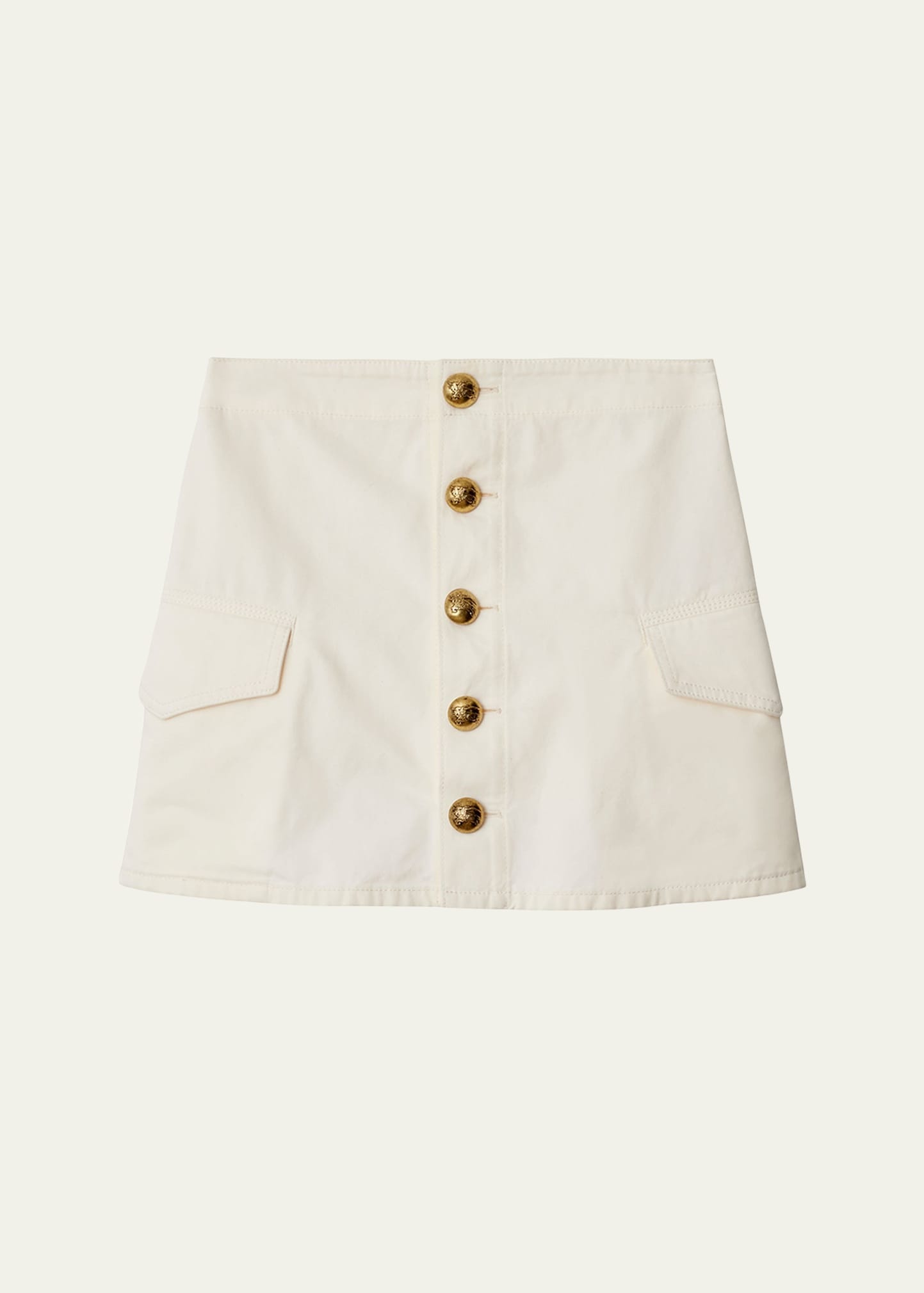 Cotton Mini Skirt - 1