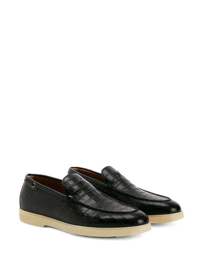 Giuseppe Zanotti The Maui leather loafers outlook