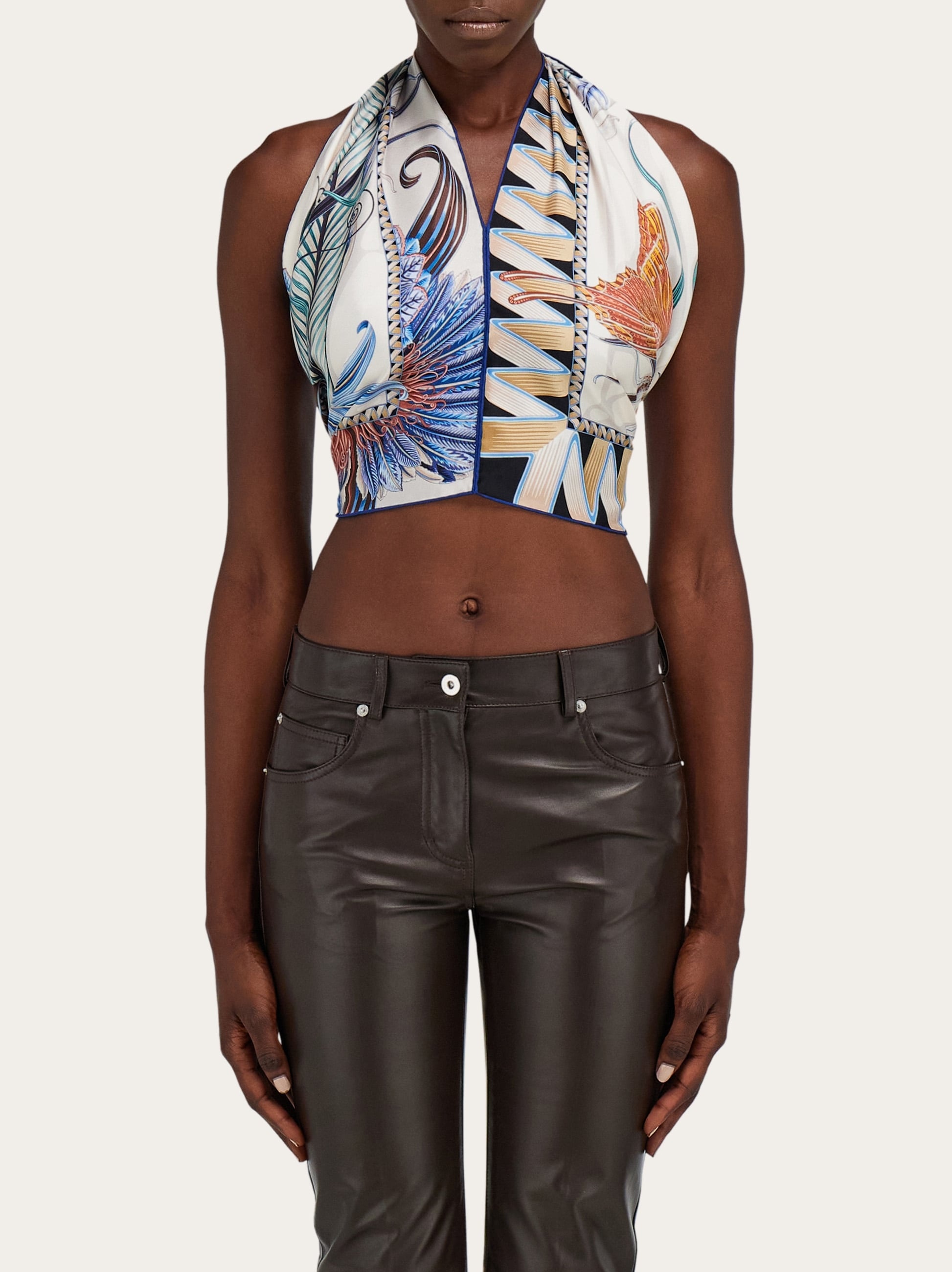 Giada print triangle top - 3
