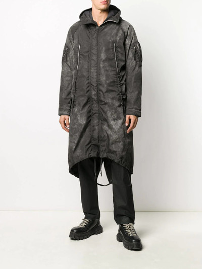 11 by Boris Bidjan Saberi faded parka coat outlook