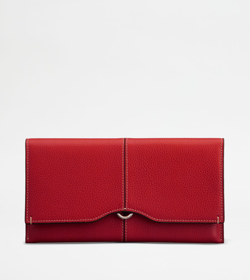 WALLET IN LEATHER - RED 1