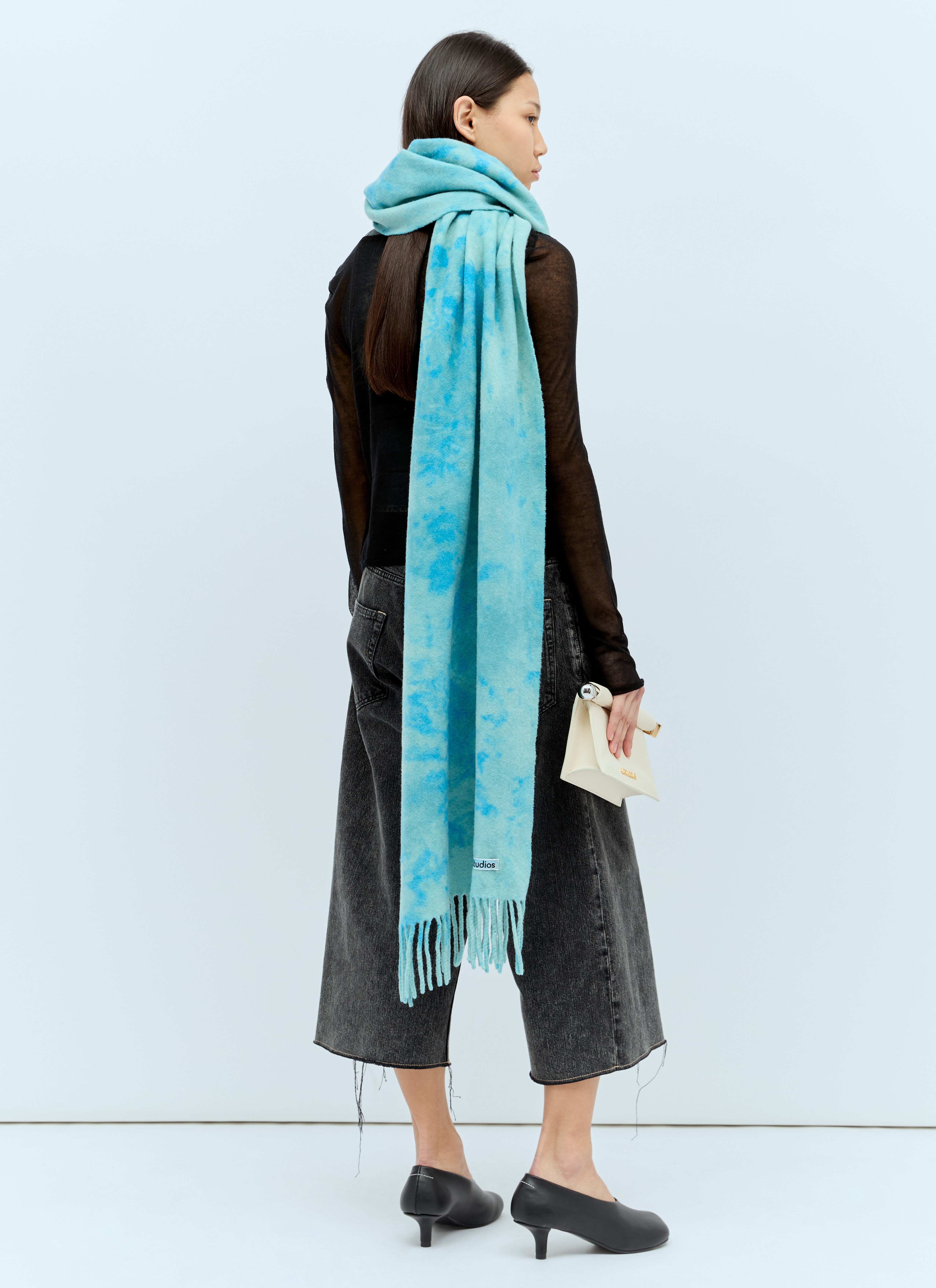 Tie-Dye Wool Scarf - 2