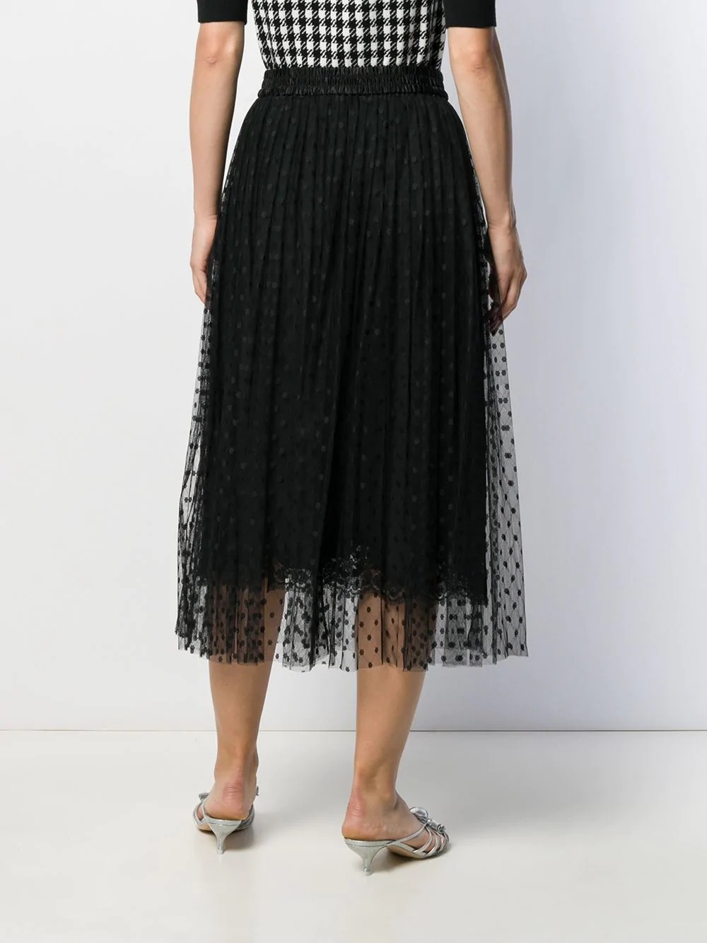 point d'esprit midi skirt - 4